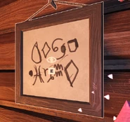 Starlight drawing.png (657 KB) A drawing in a cabin saying 'Starlight' in wingdings.