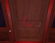 Red moon that briefly fades in and out after Guiding Light blocks a door