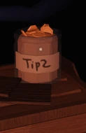 Jeff's Tip Jar after it's full.