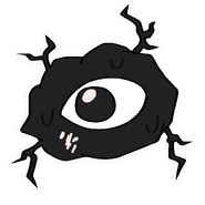 A sticker of one of Seek's wall eyes. The sticker's name being "Seek Eye".