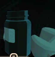 Vitamins' bottle being opened bug.