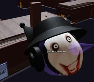 Devlog #42 (July 14, 2025; deleted) Jasper's head above different rooms from The Hotel.