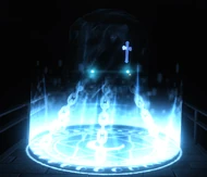 The Crucifix being used on Halt.