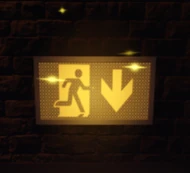 Curious Light outside the Lobby.