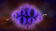 Eyes less than a second away from killing a player.