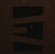 Ditto, but blocked by boards.