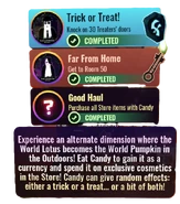 The progresssion/badge UI.