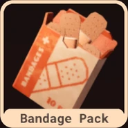 The Bandage Pack shown in the Admin Panel.