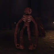 Figure idling in The Chasm.