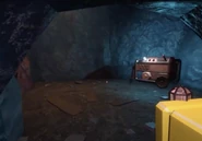 The Generator seen inside a small cave safe from Figure.