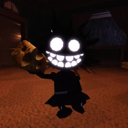 Sally holding Cheese.