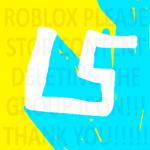 ROBLOXSTOP.png (15 KB) The new group icon after Roblox deleted their icon for the second time.