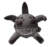 The animation that plays when getting knocked back by a Grumble.