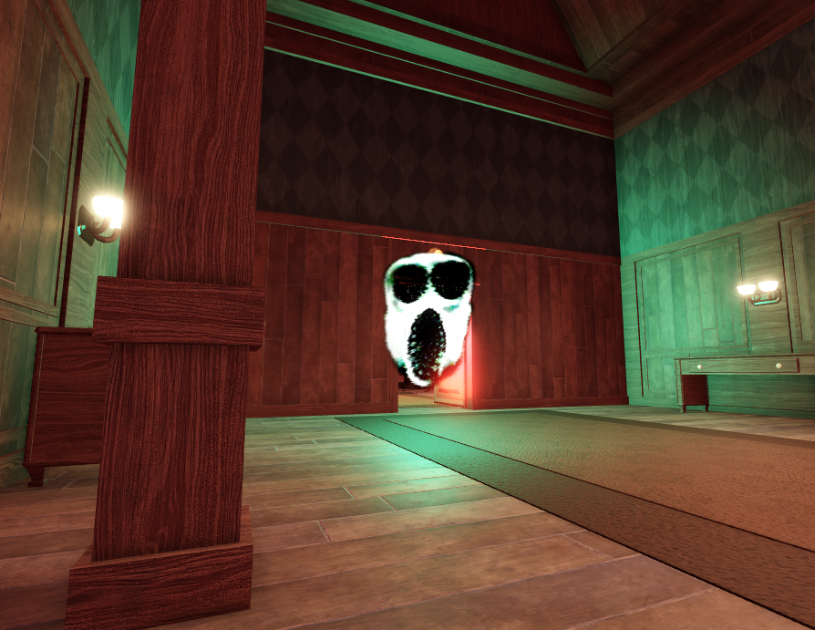 Roblox Doors Game Navigating Dark Rooms Spaces Surviving Screech + Halt  Jack Figure Seek Rush Ambush 