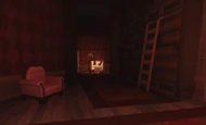 The Figure breaks the lamp after cutscene.