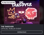 The event sign-up page.