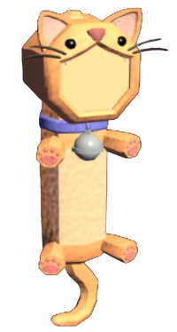 Orange kitty straplight