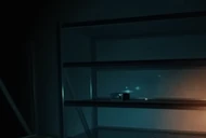 A breaker switch on a shelf.