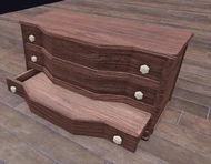 A scrapped drawer design.[3]