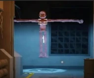 The Figure in The Electrical Room being crucified with unloaded animations