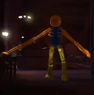 The Figure with a noob skin at Door 50.