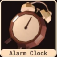 The Alarm Clock shown in the Admin Panel.