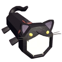 Black kitty flashlight