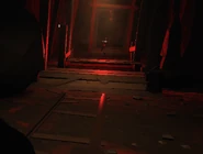 Seek chasing a player through The Caverns.