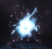 A Moonlight Candle seen in a Rift in The Mines.