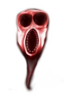 Ambush's older image in the Roblox marketplace titled "ScaryWormFace". Note that this image is private.[citation needed]