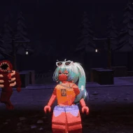 A player dying to Dread during a cutscene (using candies).