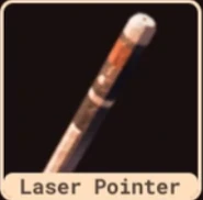 The Laser Pointer shown in the Admin Panel.