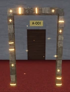 Curious Light's portal after bringing the player from The Hotel to The Rooms.