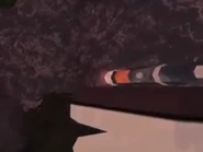 The Laser Pointer being held in hand.