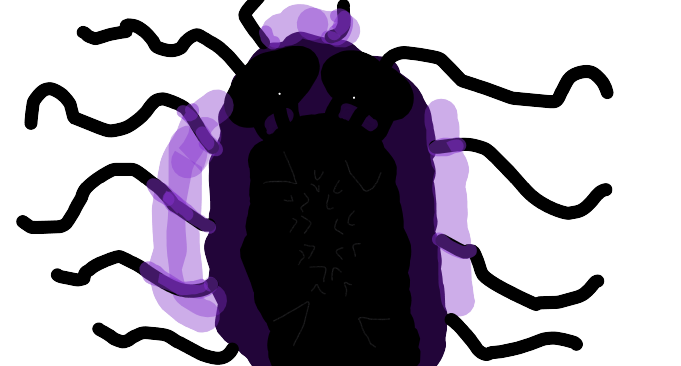 I made some fan art of the Wither Storm in my Digital Media Arts