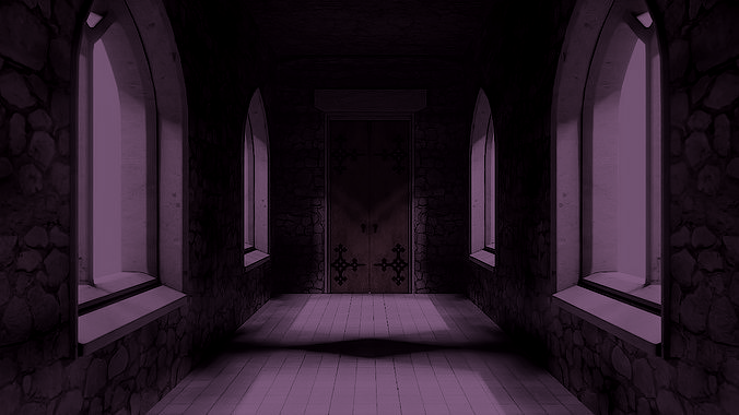 Pixel Papercraft - Ambush (doors) (with aura/shadows)