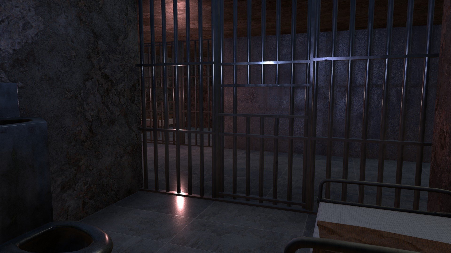 jail cell dark