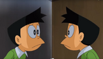 suneo staring himself