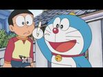 Doraemon showing the white hole pen