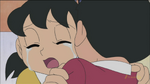 Shizuka Crying and Hugging Nobita