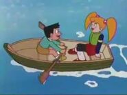 Luna with Suneo on boat