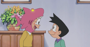 Nobita flatters Suneo