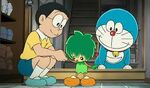 Nobita, with Kibo and Doraemon.