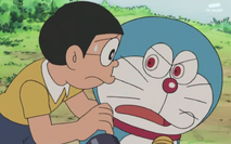 Nobita discourages Doraemon (Denja)