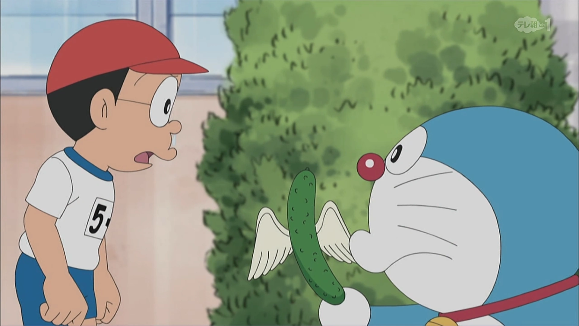 Nobita Wins First Prize With A Cucumber Doraemon Wiki Fandom