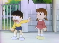 Goodbye Shizuka 1979 Anime Original Doraemon Wiki Fandom