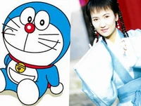 哆啦A夢與小青
