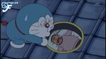 Doraemon surprised look Gian sleep