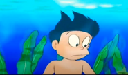 suneo underwater (dinosaur movie)