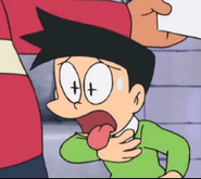 suneo gasping for air